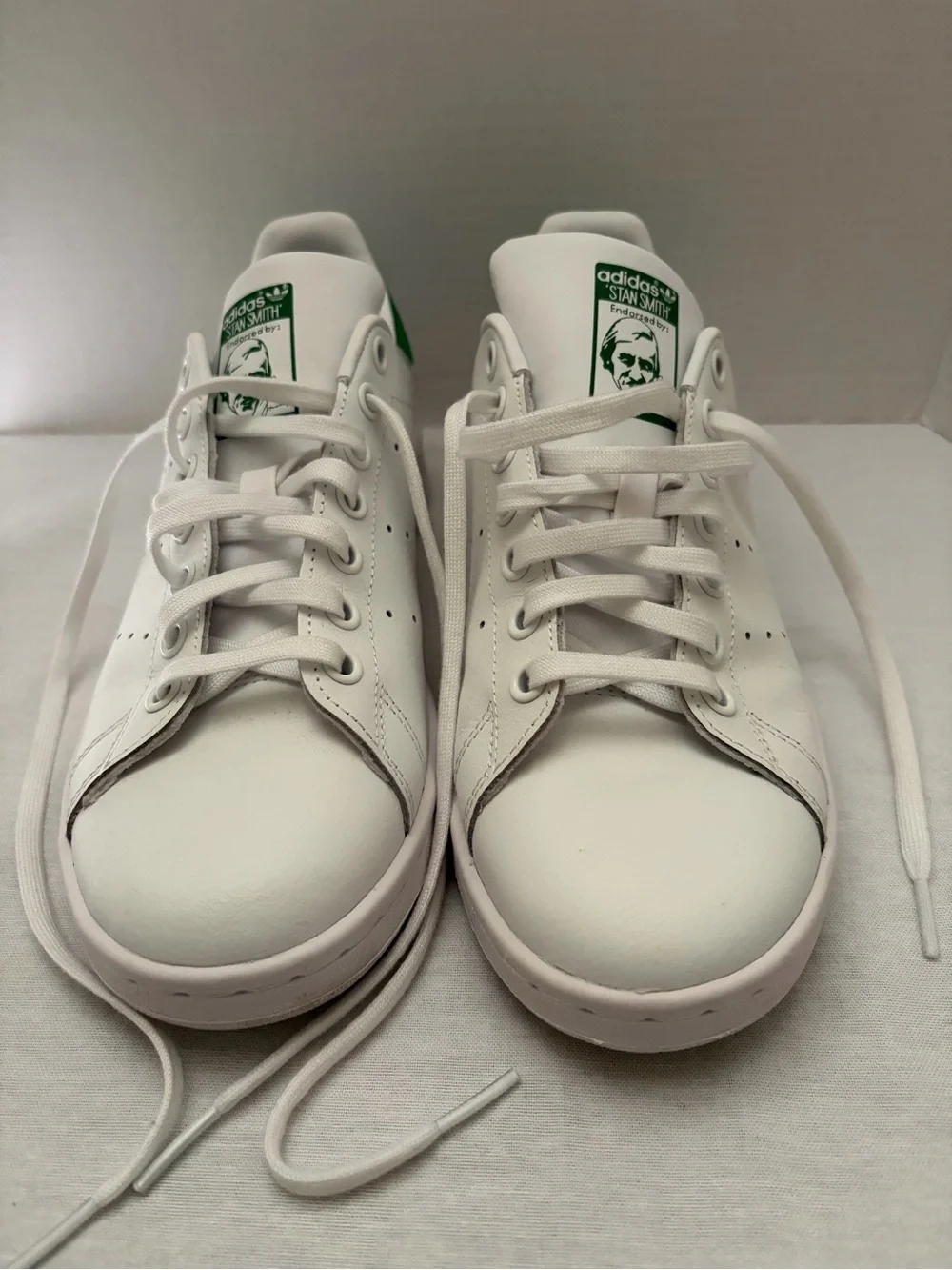 Adidas Originals Stan Smith White Green Sneakers Men’s 5.5 Leather Shoes